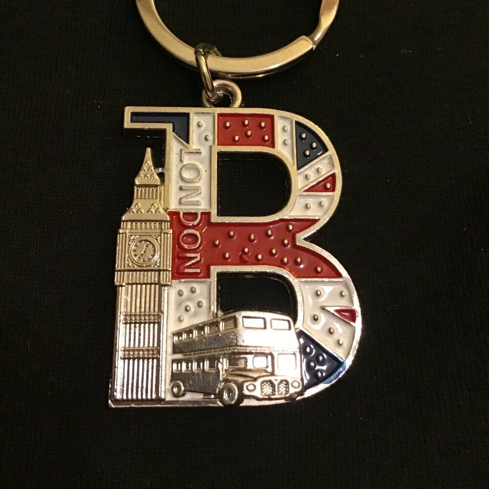 London "B" Key Chain